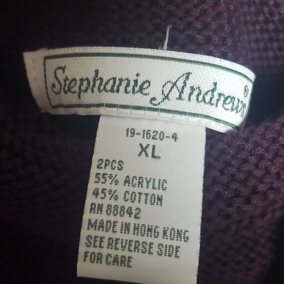 Vintage Stephanie Andrews Purple Sweater - Picture 3 of 5